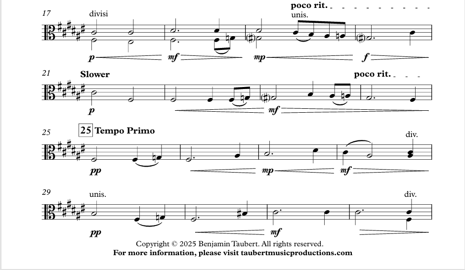 "Keep the Faith" Parts