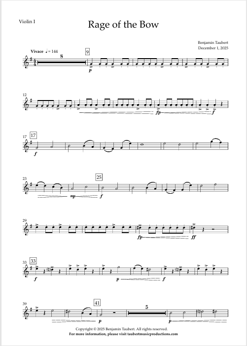 Rage of the Bow Parts