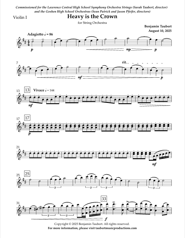 Heavy is the Crown Parts