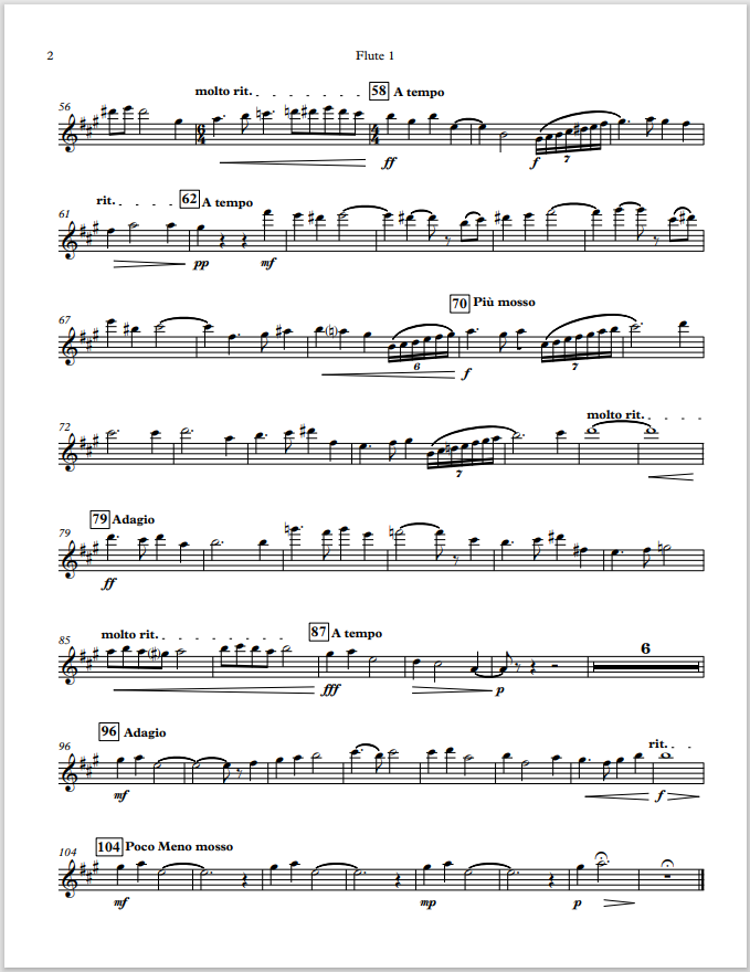 Song for Jackson (Orchestra Parts)