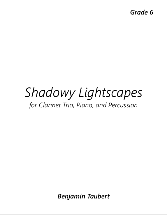 Shadowy Lightscapes (Score)